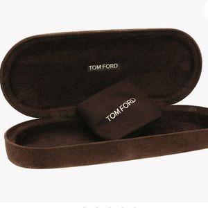 Authentic Tom Ford Dark Brown Sunglass Case NWOB